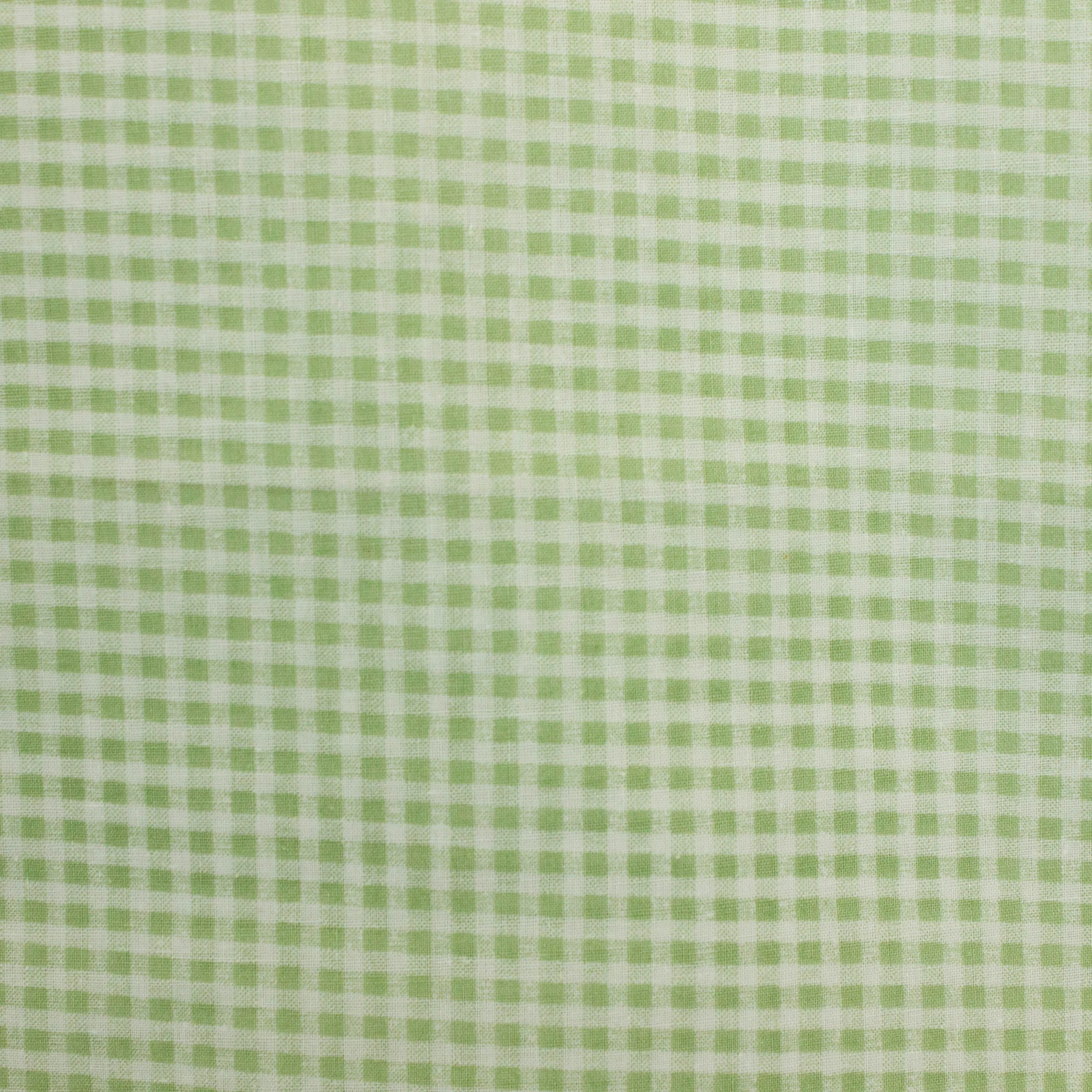 katoen groen met groene ruiten